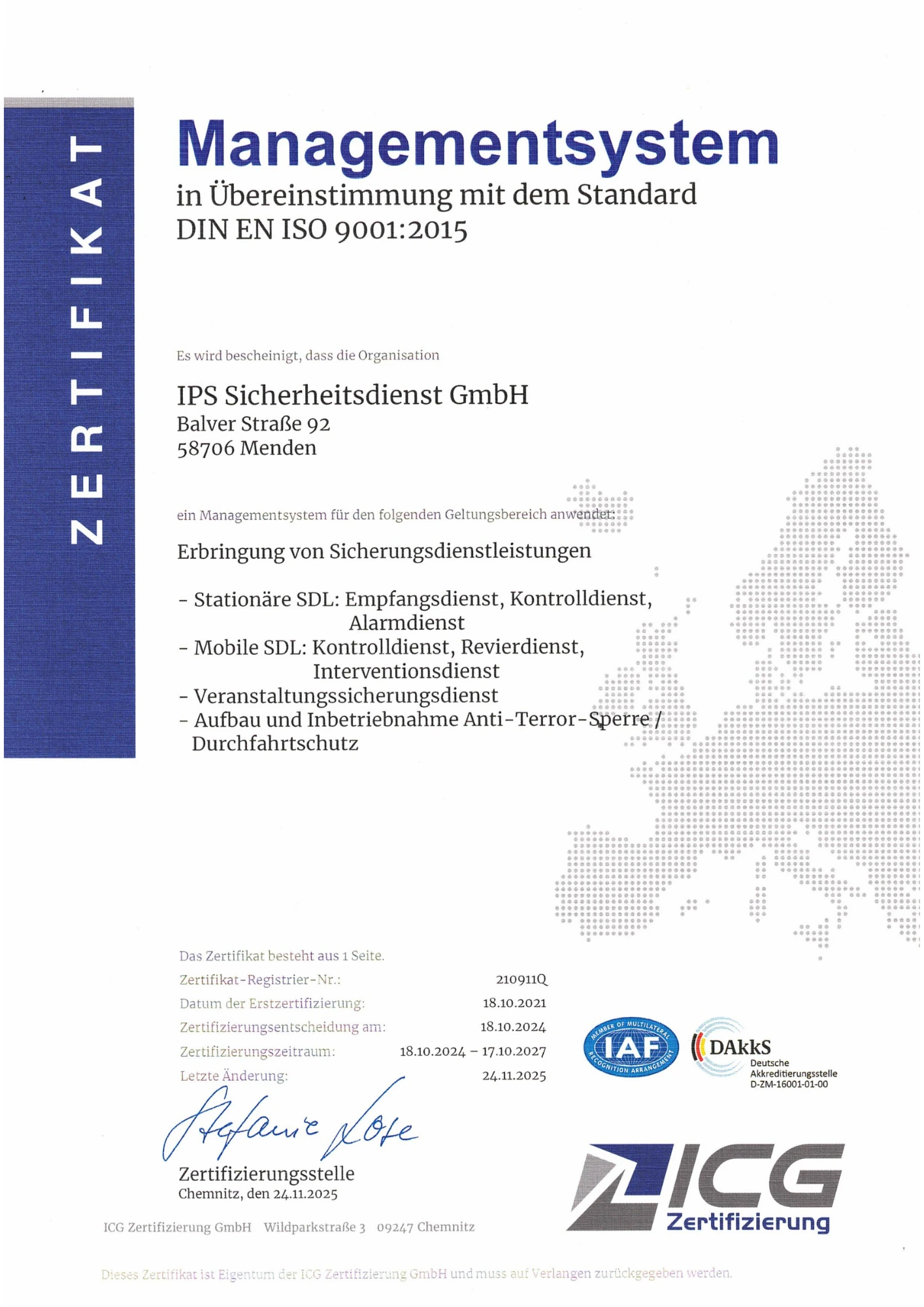 DIN EN ISO 9001:2015 Vorschau
